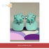 Teal Stud Flats by@Outfy
